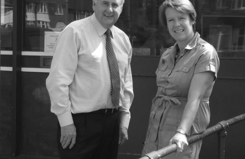 Cllr Mike Robinson & Dame Caroline Spelman MP