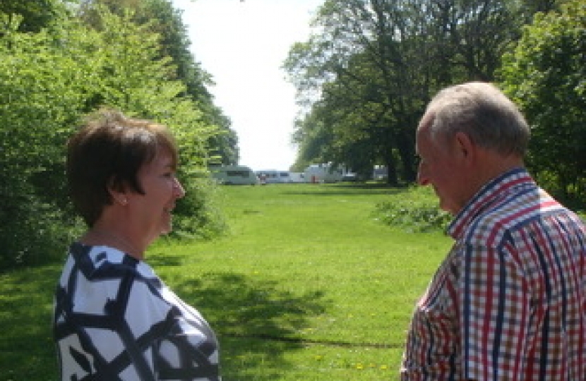 Cllr Gail Sleigh & Cllr Ted Richards 