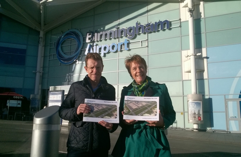 Dame Caroline Spelman MP with West Midlands Mayor, Andy Street