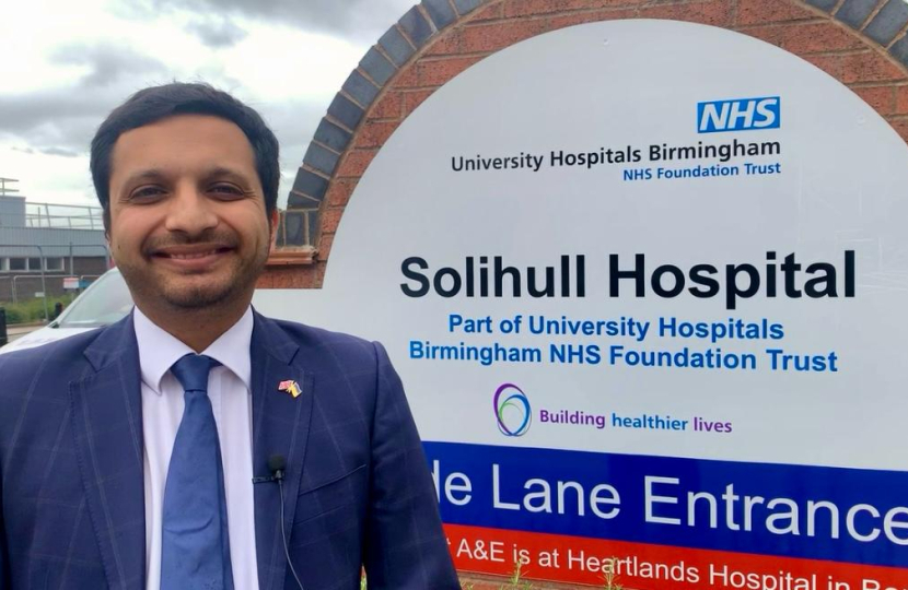 Saqib at Solihull Hospital