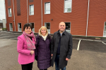 Shirley East Ward Councillors at the hospital site