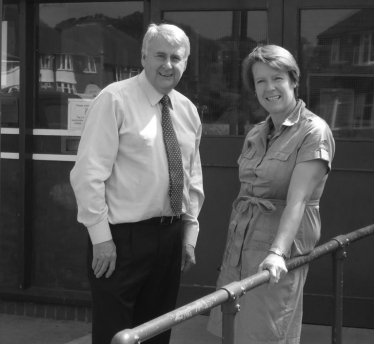 Cllr Mike Robinson & Dame Caroline Spelman MP