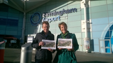 Dame Caroline Spelman MP with West Midlands Mayor, Andy Street