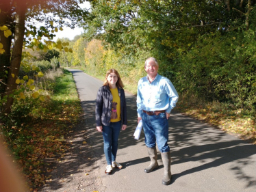 Diane Howell protecting the greenbelt