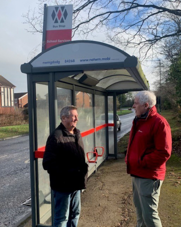 Blyth Councillors wait for the A9