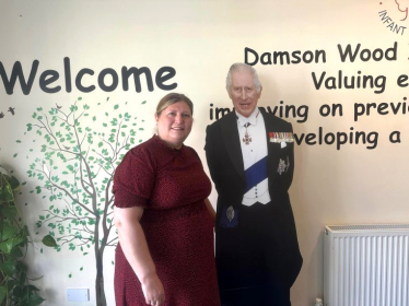 Yvonne visits Damson Wood School